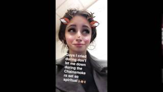 Camilas Snapchat Story December 11, 2016
