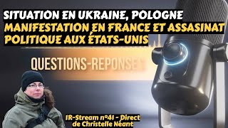 Christelle Néant Situation En Ukraine, Pologne Manifestations En France Charlie Kirk Aux Usa