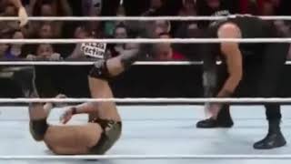 Roman Reigns Superman punch video