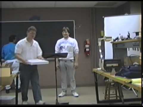 May 13, 1993: The Last Regular Presentations Before the Robot Race