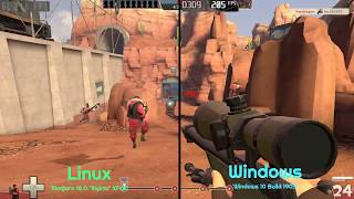 Linux vs Windows: Team Fortress 2