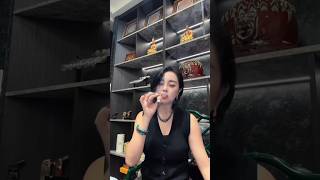 Cute Girl Smoking Cigar