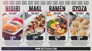 Asian Restaurant menu