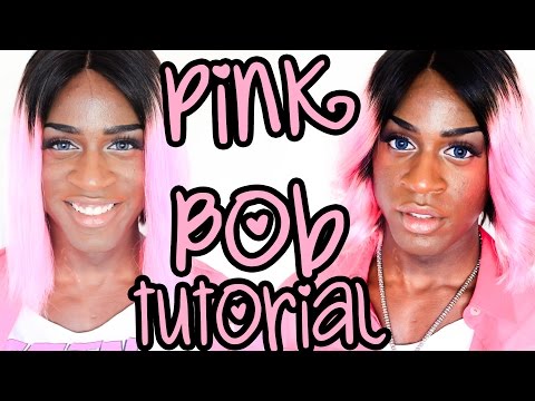 PASTEL PINK BOB TUTORIAL PASTEL PINK BOB TUTORIAL klip izle
