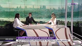 Adana Demirspor Başkan adayı Nilay Ateşoğulları BeinSports’a konuk oldu