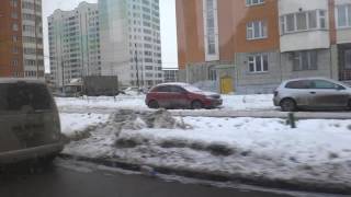 Видео Москва, автобус 737, участок Улица Маршала Савицкого - 1-й микрорайон Щербинки от dmitrii021293, улица маршала Савицкого, Москва, Россия