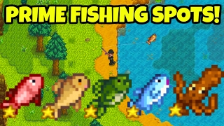 🎣Best Fishing Locations + Fishing Tips! 🐟- Stardew Valley