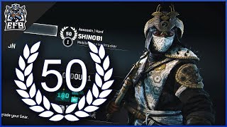 For Honor - REPUTATION 50 SHINOBI DUELS!!