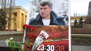 Пикет памяти Бориса Немцова в Волгограде