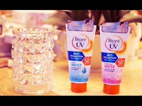 รีวิวกันแดดทาตัว บิโอเร ถูกและดี Biore UV Body Serum by Kunginter