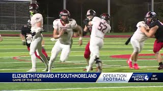 Game Of The Week Elizabeth Forward At Southmoreland