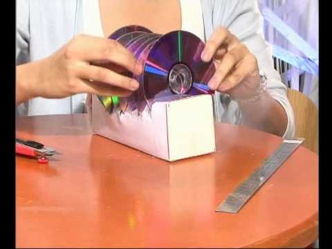 How To Make A Cd Rack Out Of Newspaper And Tape