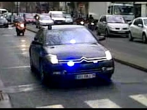 Unmarked Citroen C6 Police Car Responding SPHP