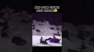 When Hobi Push Off Yoongis Sled And Yoongi Just