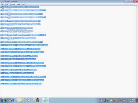 Bittorrent Tracker List