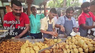 Mumbai Kalpana Aunty Vada Pav Craze - 20 Rs Each Street Food Loves You