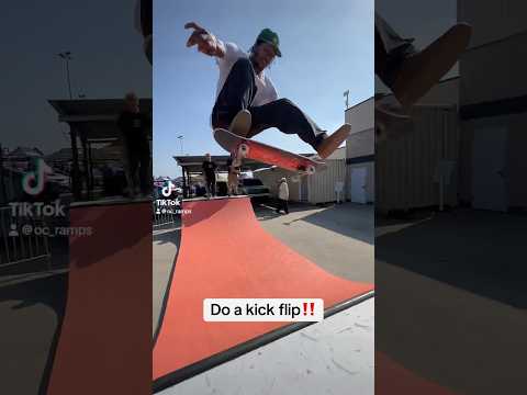 Rate the kick flip‼️🛹 #skateboarding #ramplife #miniramp