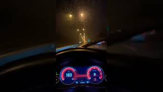 gece yağmurlu hava BMW short snap