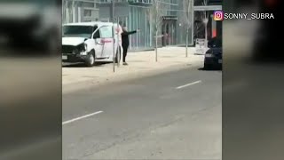 Video appears to show police takedown at Yonge & Finch Video appears to show police takedown at Yonge & Finch