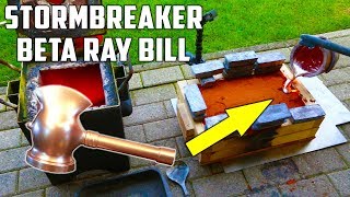 Casting Stormbreaker Hammer in Aluminium from Beta Ray Bill ( Marvel Comics) Casting Stormbreaker Hammer in Aluminium from Beta Ray Bill ( Marvel Comics)