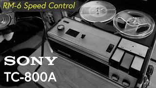 Sony Tc-800A Open Reel Tape Machine With Speed Control
