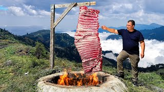 Chef Tavakkul Bakes Giant Juicy Beef Ribs In Underground Tandoor Life In A Mountain Village