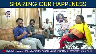 Upsc Civil Services Results Celebrations Bala Latha Madam Csb Ias Academy