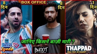 Box Office Collection, Thappad, Bhoot, Shubh Mangal Zyada Saavdhan, Taapsee, Vicky Kaushal, Ayushman