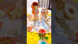 Laxmi Puja Coin Decoration Diwali Decoration Varalaxmi Puja Coin Decoration Diwali Puja Decoration