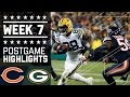 Bears vs. Packers (Week 7) | Game Highlights | NFL