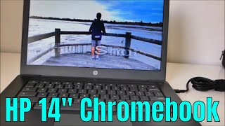 HP 14" Chromebook, Unboxing and setting up