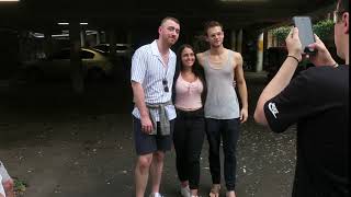 Sam Smith And Brandon Flynn Meeting Fans In Sydney Australia