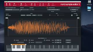 Nord Sample Editor 3: #1 Creating a sample instrument using one sample