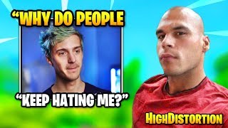 HighDistortion & Dakotaz Explain Why People HATE On Ninja | Fortnite Daily Funny Moments Ep.376