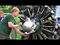 Russischer Sternmotor - Russian Radial Engine Start and Run
