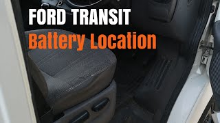 FORD TRANSIT BATTERY LOCATION