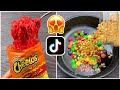 جربت اغرب طبخات التيك توك ?!! فشار مع سكتلز ?!!
