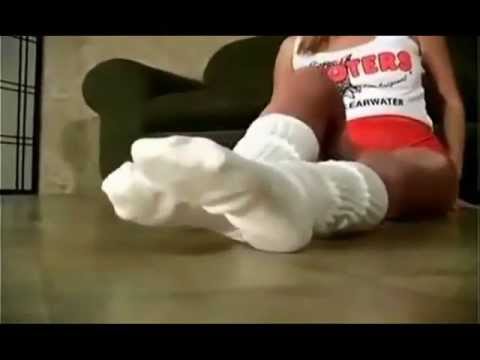 Whats under white hooters socks compilation