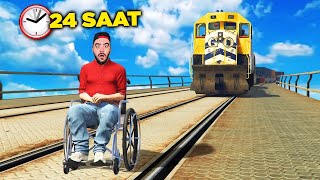 24 SAAT ENGELLI OLARAK OYNADIM - GTA 5 MODS