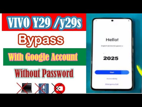Vivo y29 bypass google account unlock||vivo y29s google Vivo y29 bypass google account unlock||vivo y29s google