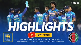 2nd T20I Highlights | Sri Lanka vs Afghanistan