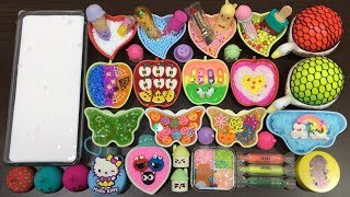MIXING RANDOM THINGS INTO FLUFFY SLIME | RELAXING SLIME | SATISFYING SLIME VIDEOS
