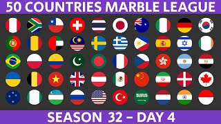 50 Countries Marble Race League Season 32 Day 4/10 Marble Race in Algodoo