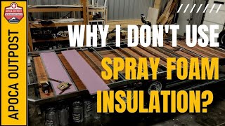 🔴 Why I Don't Use Spray Foam on Container Homes and Campers 💨