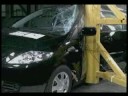 Краш-тест Mazda 5 от EuroNCAP. Боковой удар о столб
