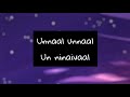 Unnaal Unnaal Un Ninaivaal - M.S.Dhoni - Lyrics