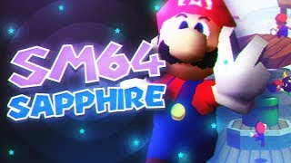Super Mario 64 Sapphire Full Playthrough Sm64 Romhack