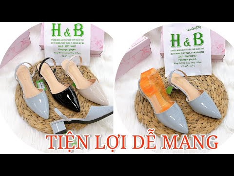 Mẫu Dép Sục Nữ Bọc Gót Đang Thịnh Nhất Năm 2020 |Giày Bata Nữ HB