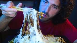 Asmr Cheesy Black Bean Noodle Jajangmyeon Angry Eating No Talking Nomnomsammieboy