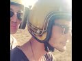 Belen e Stefano in moto a Formentera